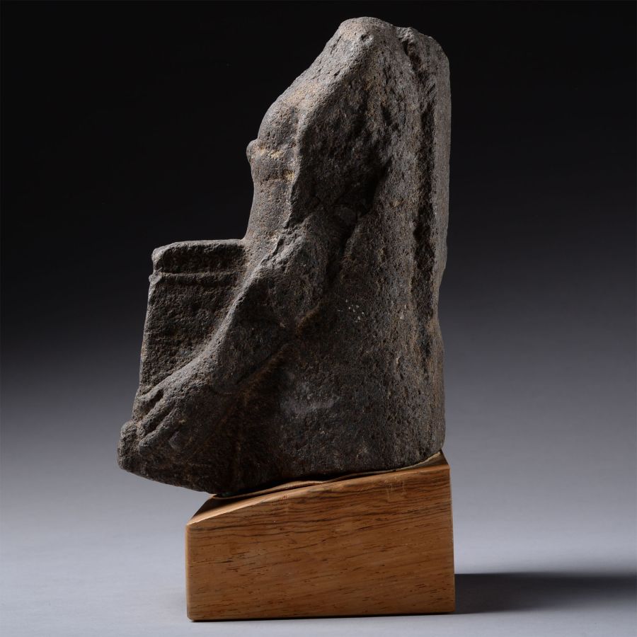 Egyptian Basalt Torso of Naophoros
