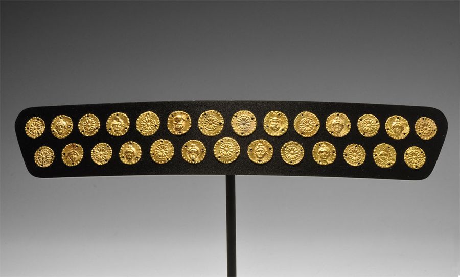 Greek Gold Repoussé Bracteate Set