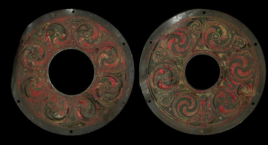 Irish Celtic - Ultimate La Tene Style - Enamelled Double Roundel
