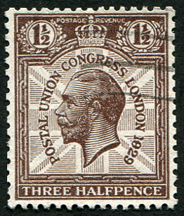 PUC 1 1/2d SG 436 VARIETY, '1829' FOR '1929' VFU