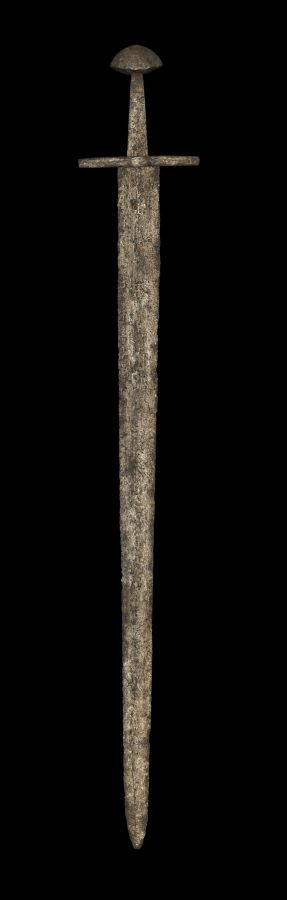 Viking Iron Cross-Potent Inlaid Sword