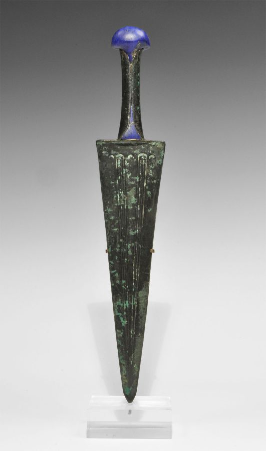 Bronze Age Achaemenid Lapis Lazuli Inlaid Dagger