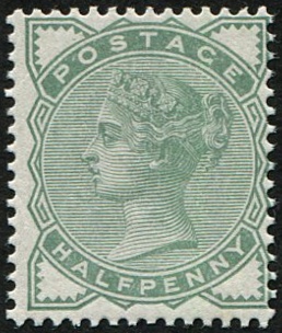 1/2d SG 165 'Pale-Green' U/M