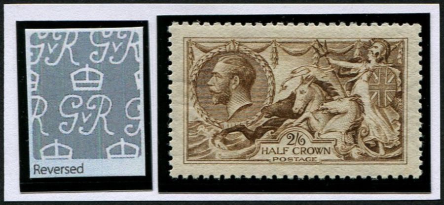 2/6d SG 406wj 'WMK. REVERSED' U/M