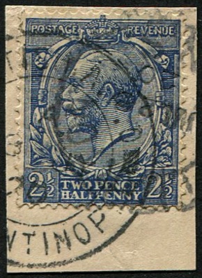 2 1/2d SG 373 'INDIGO-BLUE' VFU