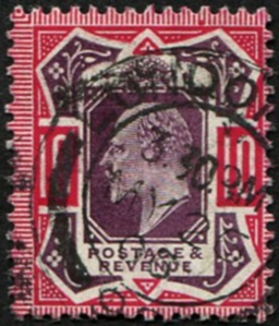 10d SG 255 VARIETY, (OCP) 'DEEP SLATE PURPLE & DEEP CARMINE' VFU