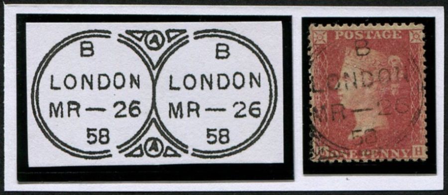 1d SG 40 (Pl.43 'GH') 'OPERA-GLASS' EXPERIMENTAL MACHINE CANCEL