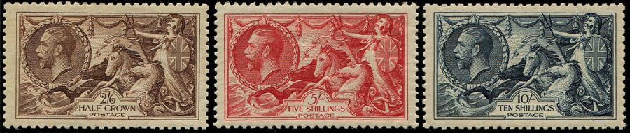 1934 2/6d - 10/- SG 450/52