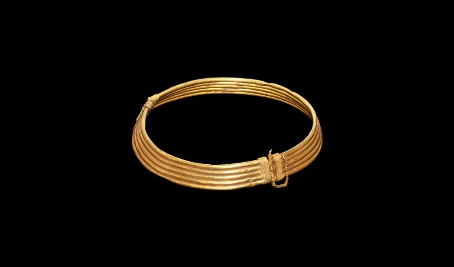 Greek Gold Multi-Channeled Torc