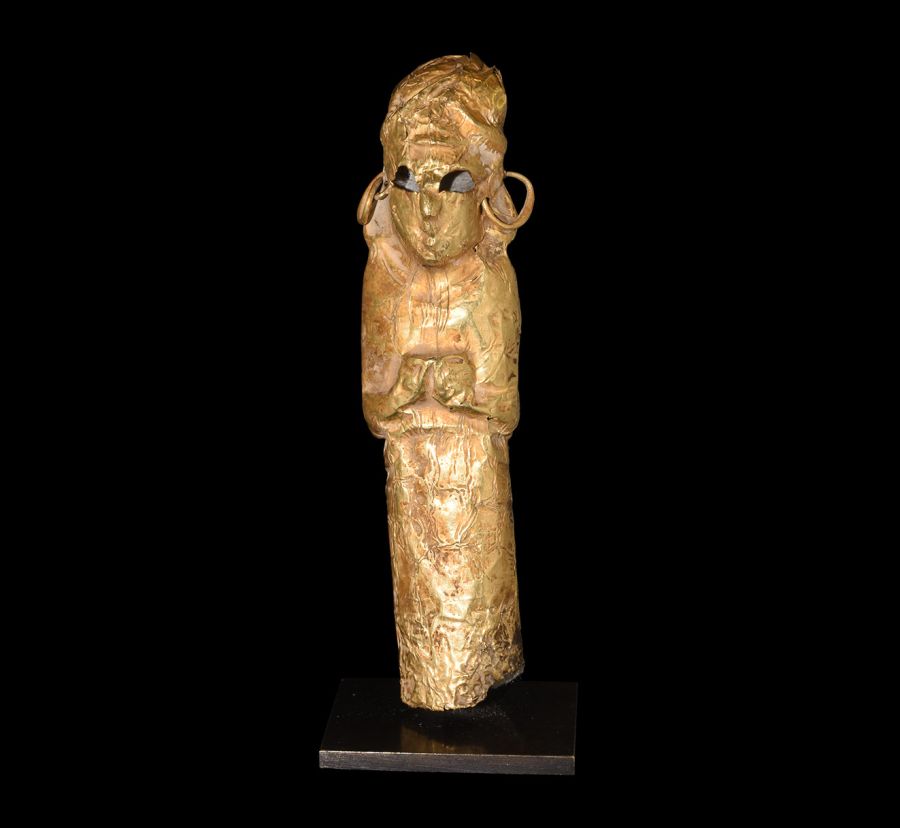 Western Asiatic Elamite Gold Statuette